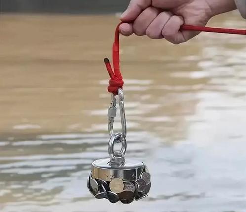 Nieuw in doos magneet vissen compleet met touw, Watersport en Boten, Hengelsport | Karpervissen, Nieuw, Overige typen, Ophalen of Verzenden
