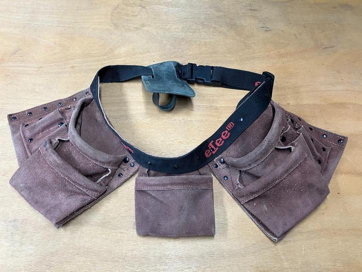 Lederen ELTEE CAL dubbele gereedschapsgordel z.g.a.n., Doe-het-zelf en Verbouw, Gereedschap | Handgereedschap, Gebruikt, Ophalen of Verzenden