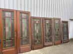 Unieke set eiken deuren met glas in lood uit 1920, La belle porte, Jurgen.hoogenboezem@gmail.com, Binnendeur, Zo goed als nieuw