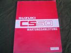 Suzuki CS50 Roller 1993 wartungs anleitung handboek scooter, Ophalen of Verzenden, Gebruikt
