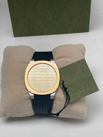 Gucci 25H Champagne YA163418 - Geelgoud/Blauw beschikbaar voor biedingen
