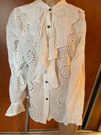 Made in ITALY blouse maat S origineel zgan, Kleding | Dames, Blouses en Tunieken, Ophalen of Verzenden, Made in ITALY, Wit, Zo goed als nieuw