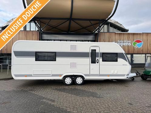 Hobby 660 WFC Prestige 2024 MOVER + NIEUWE TENT!!!, Caravans en Kamperen, Caravans, Bedrijf, tot en met 4, 1500 - 2000 kg, Standaardzit