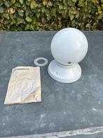 Vintage Plafondlamp - VITEMÖLLA IKEA, Ophalen of Verzenden, Zo goed als nieuw, Glas, Minder dan 50 cm