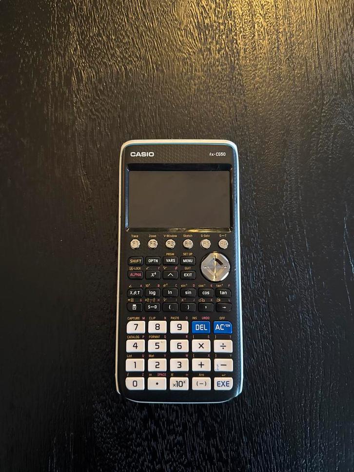 Casio FX-CG50 grafische rekenmachine, Diversen, Rekenmachines, Zo goed als nieuw, Grafische rekenmachine, Verzenden