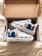 Custom Nike Air Force 1 coockie monster, Kinderen en Baby's, Nieuw, Schoentjes, Ophalen of Verzenden, Jongetje of Meisje