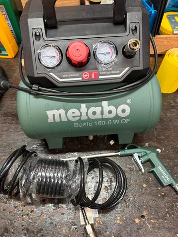 Metabo Basic 160-6 W OF Compressor inclusief toebehoren beschikbaar voor biedingen