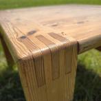 Salontafel Ate van Apeldoorn grenenhout pine wood vintage, Huis en Inrichting, Tafels | Salontafels, Ophalen, 50 tot 100 cm, Vierkant