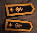 Kriegsmarine repro NCO Schulterklappen, Ophalen of Verzenden, Marine, Duitsland, Embleem of Badge