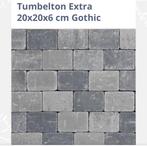 NIEUW Getrommelde  betonklinkers 7m2 20x20x6, Tuin en Terras, Tegels en Klinkers, Ophalen, Klinkers, Nieuw, 5 tot 10 m²