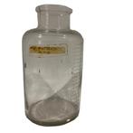 MAATFLES glas 1959 oude fles maatverdeling apothersfles, Ophalen of Verzenden
