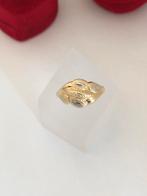 14 karaat(585) gouden ring, wit en geel goud, Ophalen of Verzenden, Nieuw, Goud, Goud