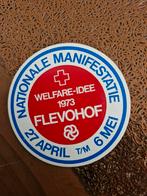 2447 Welfare-Idee 1973 Flevohof Sticker, Verzamelen, Ophalen of Verzenden, Gebruikt