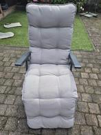 !ZOMERAANBIEDING! Heerlijke Relaxstoel voor Camping of Tuin, Ophalen, Zo goed als nieuw, Metaal, Inklapbaar