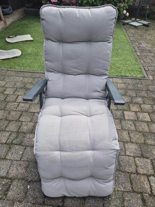 !ZOMERAANBIEDING! Heerlijke Relaxstoel voor Camping of Tuin, Tuin en Terras, Tuinstoelen, Zo goed als nieuw, Metaal, Inklapbaar