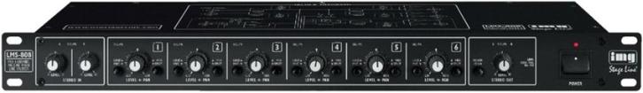 IMG STAGELINE LMS-808 Microphone line mixer/line splitter, Muziek en Instrumenten, Mengpanelen, Nieuw, 5 tot 10 kanalen, Ophalen of Verzenden