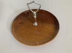 Vintage houten serveerschaal Myrtle Wood Ralph A.Bailey & Co, Ophalen