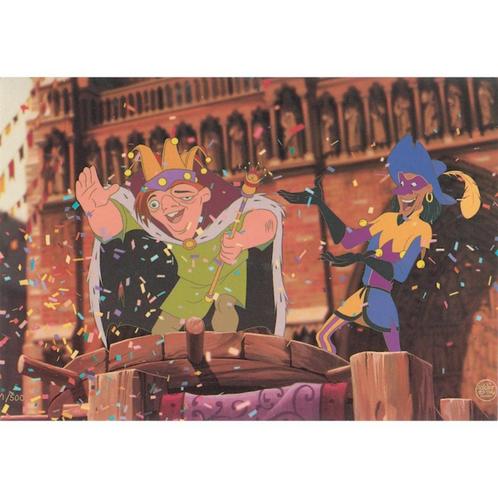 Quasimodo and Clopin kaart bij Stichting Superwens!, Verzamelen, Disney, Nieuw, Papier, Kaart of Schrift, Overige figuren, Ophalen of Verzenden