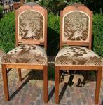 2 Amsterdamse school eiken stoelen Art Deco, Ophalen