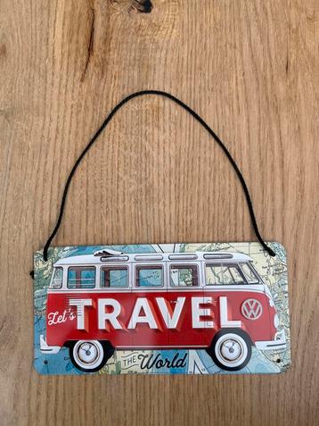 VW Busje Tekstbord - Let's Travel beschikbaar voor biedingen