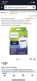 Philips Saeco AquaClean CA6903/10 Waterfilter, Witgoed en Apparatuur, Koffiezetapparaten, Ophalen of Verzenden, Nieuw, Koffiemachine