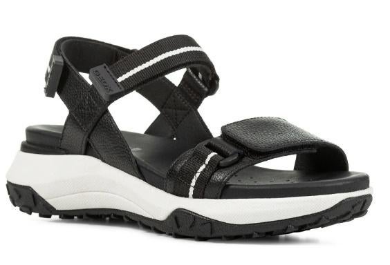sandalen Geox D SORAPIS GRIP - Outdoorsandalen - black nieuw, Geox, Zwart, Nieuw, Sandalen of Muiltjes
