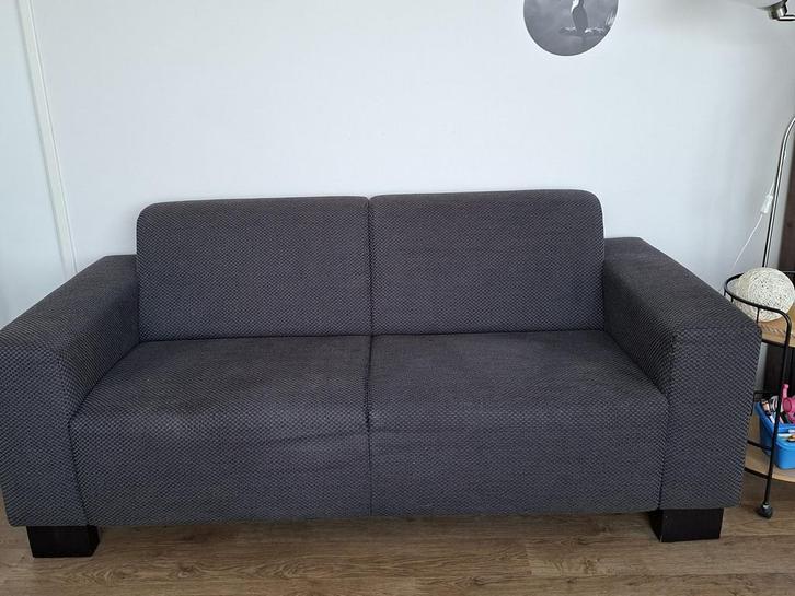 Mooie tweezits bank, Huis en Inrichting, Banken | Bankstellen, Gebruikt, Rechte bank, Tweepersoons, 150 tot 200 cm, 75 tot 100 cm