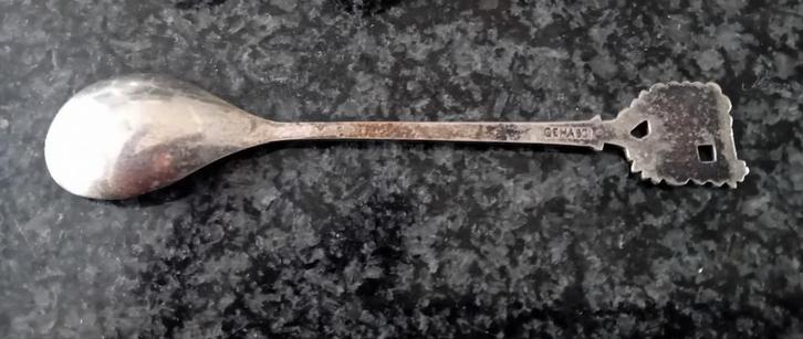 Vintage GEMA 835 Zilveren Lepel Souvenir, Antiek en Kunst, Antiek | Bestek, Ophalen of Verzenden