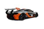 GT Spirit 1:8 MCLaren P1 GTR grijs oranje 2014 incl showcase, Ophalen, -, Nieuw, 1:5 t/m 1:8