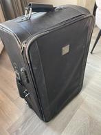 Koffer zwart leder Jan des Bouvrie, Sieraden, Tassen en Uiterlijk, Ophalen of Verzenden, Zo goed als nieuw, Leer, Minder dan 50 cm