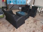 Loungeset nette staat, Tuin en Terras, Tuinsets en Loungesets, Ophalen, 4 zitplaatsen, Gebruikt, Loungeset