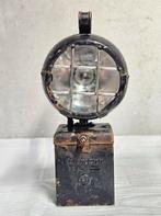 Antieke  Vintage lamp brandweer militair mijnbouw Eisemann, Ophalen of Verzenden, Landmacht, Nederland