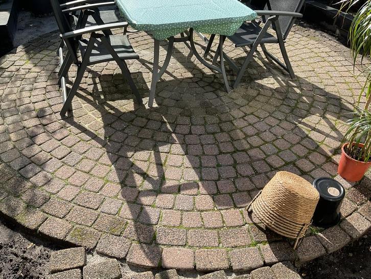 Stenen cirkel, 420m rond gratis, Tuin en Terras, Tegels en Klinkers, Gebruikt, Overige typen, Overige materialen, Ophalen of Verzenden