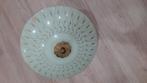 Vintage plafondlamp, Huis en Inrichting, Lampen | Plafondlampen, Ophalen, Gebruikt, Glas