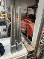 Betonpoeren paalhouders 4 stuks, Ophalen