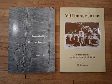 2 boekjes geschiedenis van Bunschoten in woord en beeld  beschikbaar voor biedingen