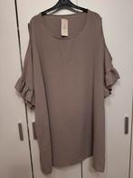 Leuke tuniek met open schouders, Kleding | Dames, Grote Maten, Ophalen of Verzenden, Nieuw, Beige, Blouse of Tuniek