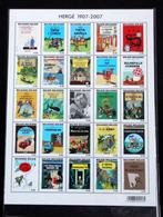 XL blok 2007 Belgie Kuifje Tintin Hergé album covers MNH, Verzamelen, Verzenden, Kuifje, Nieuw, Beeldje of Figuurtje