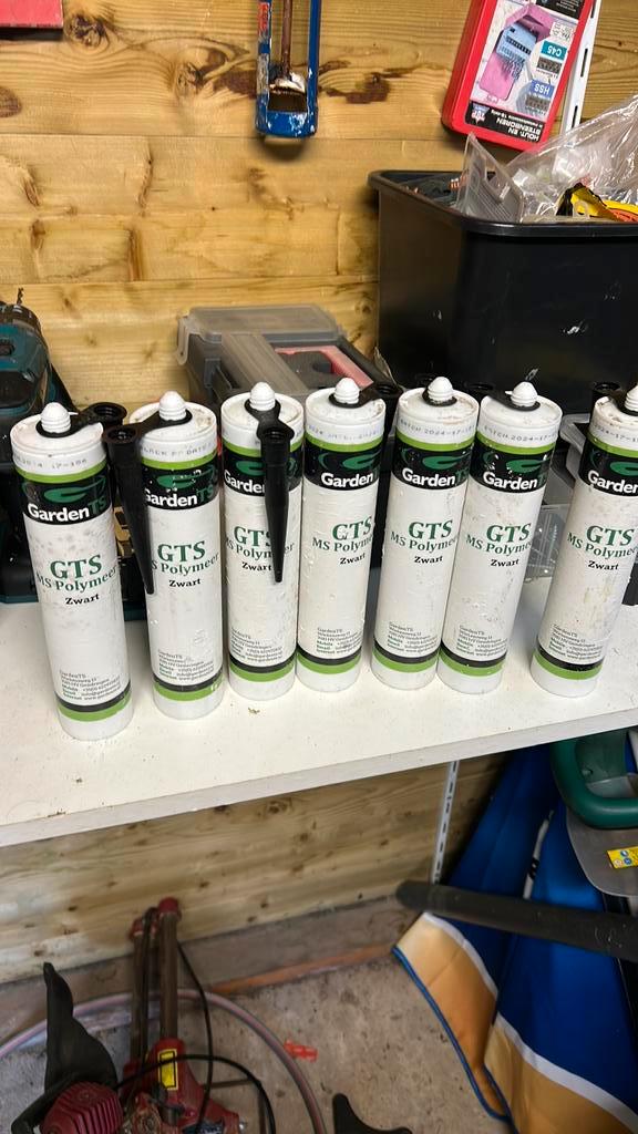 MS-polymeer kit / montagelijm  7 stuks, Doe-het-zelf en Verbouw, Isolatie en Afdichting, Zo goed als nieuw, Overige materialen