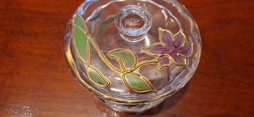Glazen potje Tiffany style Nagel Design, Antiek en Kunst, Antiek | Glas en Kristal, Ophalen