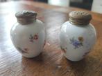 Antieke zoutvaatjes van BEROLD porselein, Ophalen of Verzenden