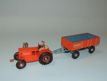 Gama US-Zone Germany blikken Tractor met aanhanger jaren '50 beschikbaar voor biedingen