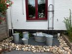 zinken emmer teil wasketels vuilnisemmers, Ophalen, Gebruikt, Overige materialen, Tuin