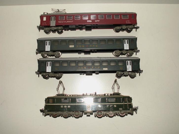 Fleischmann Zwitserse SBB-FFS treinstel-2, Hobby en Vrije tijd, Modeltreinen | H0, Gebruikt, Treinset, Gelijkstroom, Fleischmann