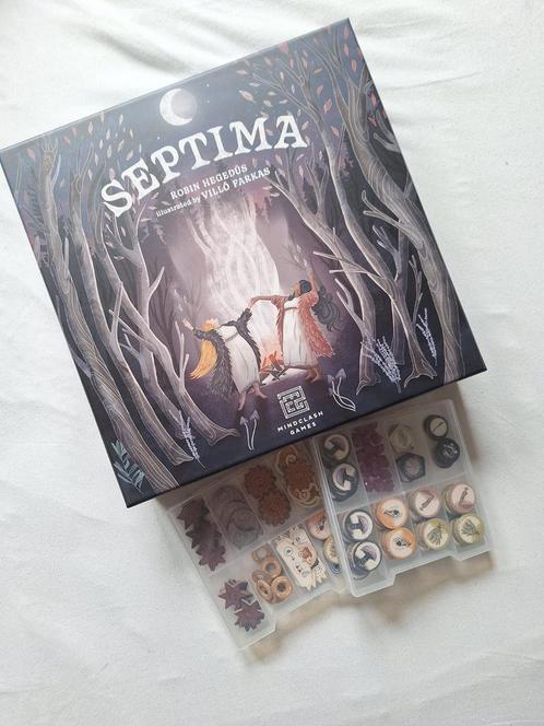 Septima bordspel Engels, Hobby en Vrije tijd, Gezelschapsspellen | Bordspellen, Zo goed als nieuw, Ophalen