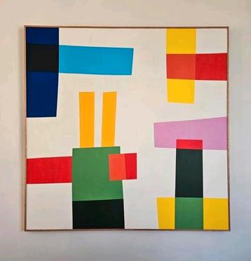 Abstract kunst - Schilderij "Salvaje" beschikbaar voor biedingen
