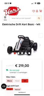 Elektrische Drift Kart Basic - Wit, Ophalen of Verzenden, Nieuw, Overige merken