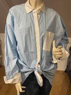 Lala Blauw Wit Overhemd XXXL, Kleding | Dames, Blouses en Tunieken, Ophalen of Verzenden, Zo goed als nieuw, Maat 42/44 (L), Blauw