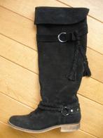 ONLINE SHOES laarzen zwart suède maat 41, Hoge laarzen, Online, Zwart, Ophalen of Verzenden