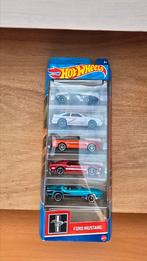 Hot Wheels Ford Mustang 5 Pack, Hobby en Vrije tijd, Modelauto's | Overige schalen, Ophalen of Verzenden, Nieuw, Auto